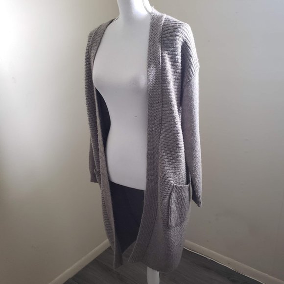 Cortefiel Women Wool Blend Knitted Cardigan Tan Brown Size Medium EUR - Picture 9 of 10